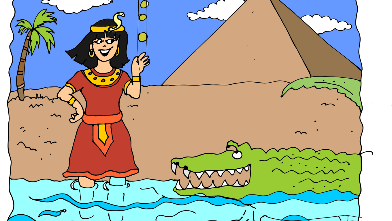 Cleopatra and her Nile Crocodile